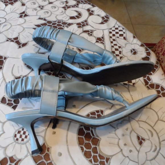 Zara Blue Women's Sandals - Picture 4 of 6